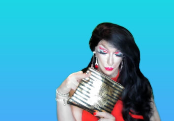 Pic of Beautiful Transgender Girl Modeling Diva in Red